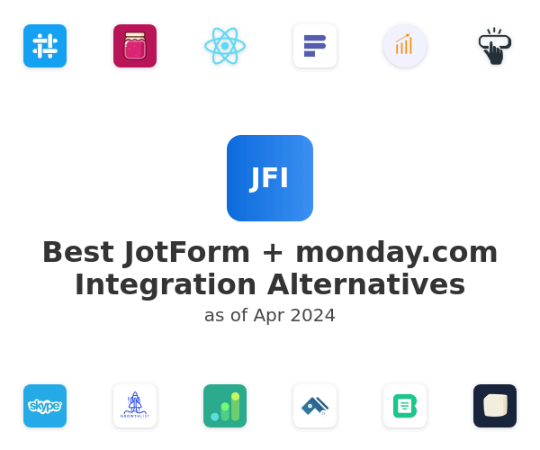 Best JotForm + monday.com Integration Alternatives