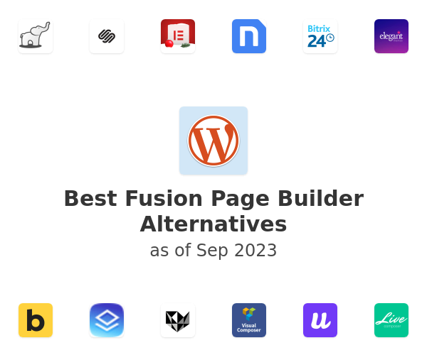 Best Fusion Page Builder Alternatives