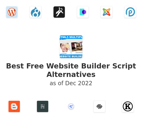 Best Free Website Builder Script Alternatives