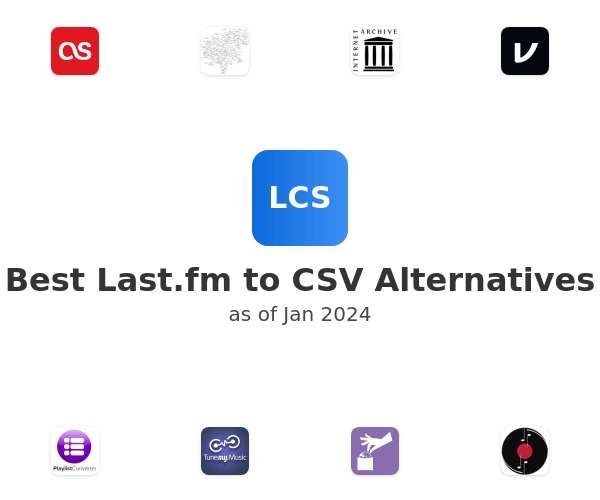 Best Last.fm to CSV Alternatives