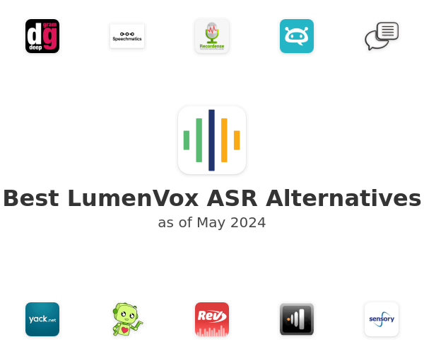 Best LumenVox ASR Alternatives