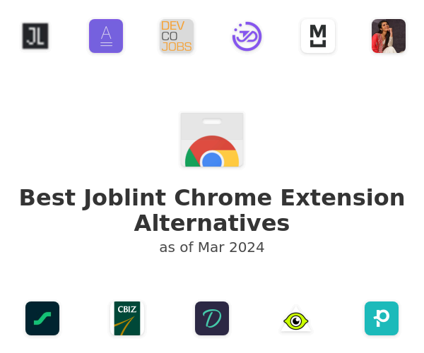 Best Joblint Chrome Extension Alternatives