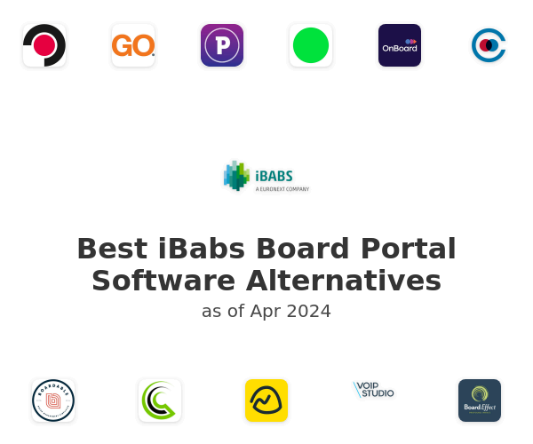 Best iBabs Board Portal Software Alternatives