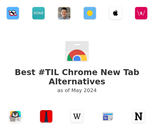 Best #TIL Chrome New Tab Alternatives