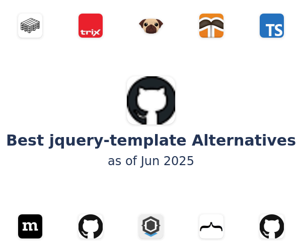 Best jquery-template Alternatives