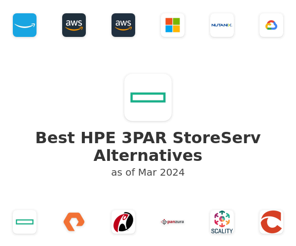 Best HPE 3PAR StoreServ Alternatives