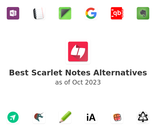 Best Scarlet Notes Alternatives