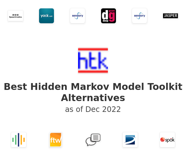 Best Hidden Markov Model Toolkit Alternatives