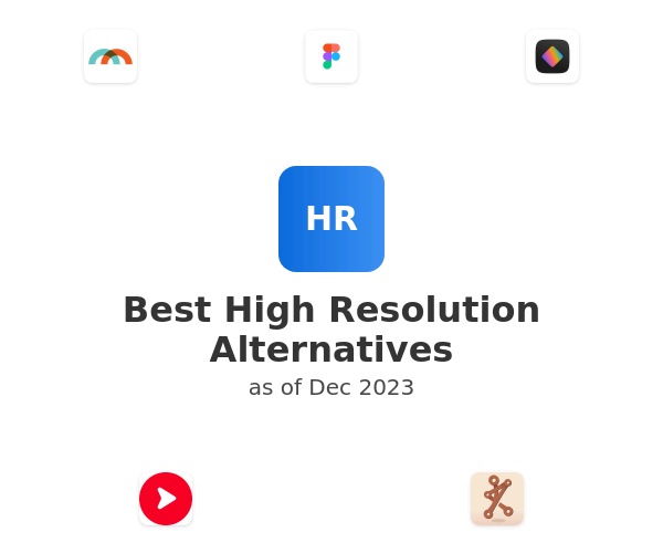 Best High Resolution Alternatives