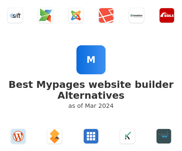 Best Mypages website builder Alternatives