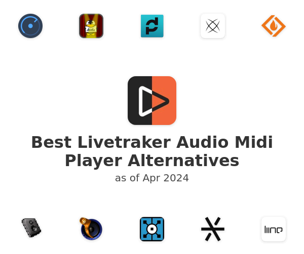Best Livetraker Audio Midi Player Alternatives