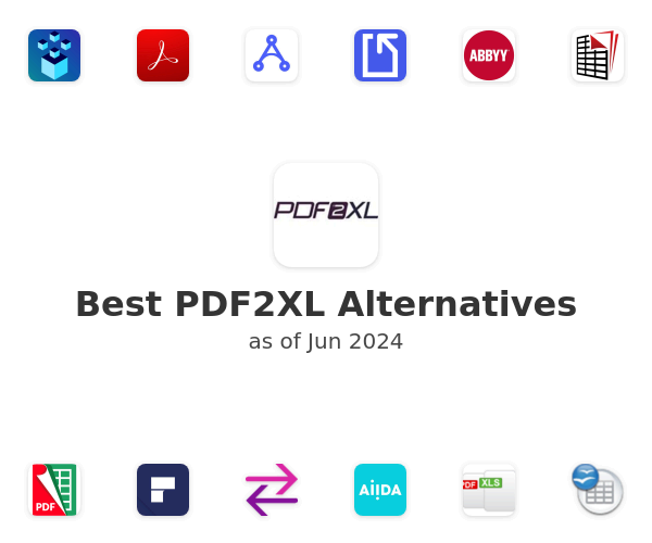 Best PDF2XL Alternatives