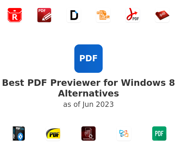 Best PDF Previewer for Windows 8 Alternatives