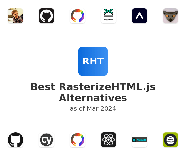 Best RasterizeHTML.js Alternatives