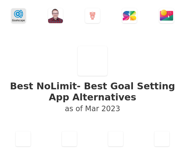 Best NoLimit- Best Goal Setting App Alternatives