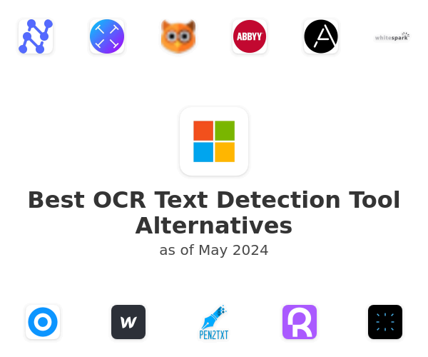 Best OCR Text Detection Tool Alternatives