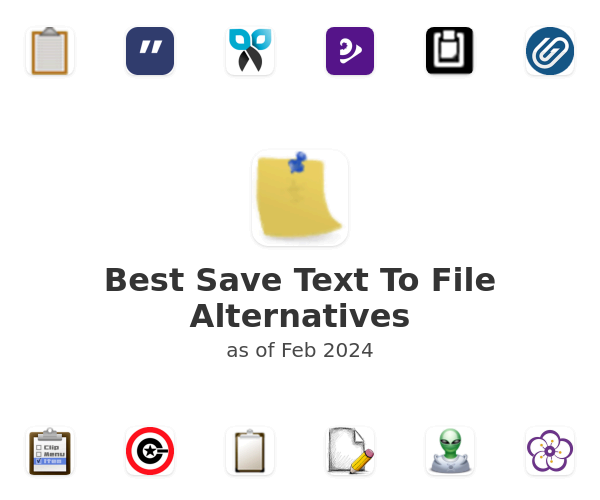 Best Save Text To File Alternatives