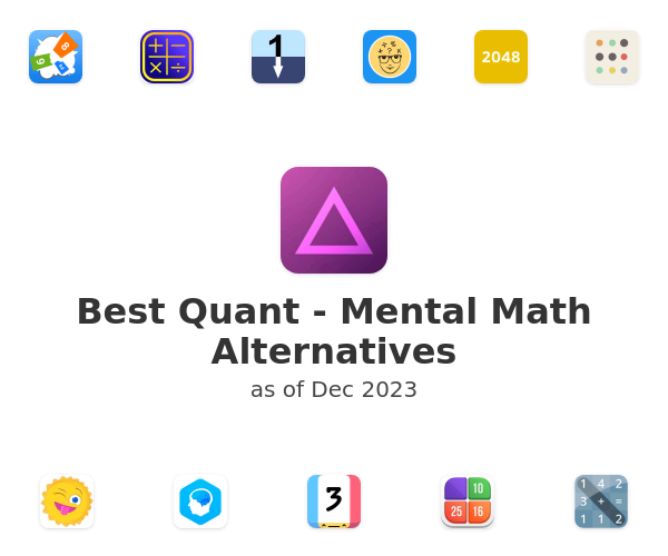 Best Quant - Mental Math Alternatives