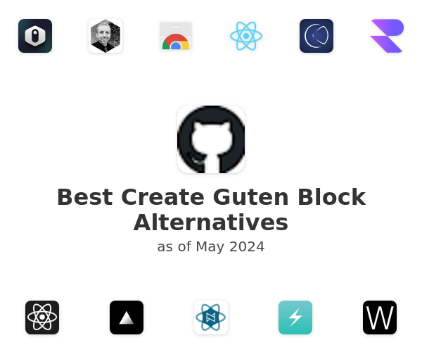 Best Create Guten Block Alternatives