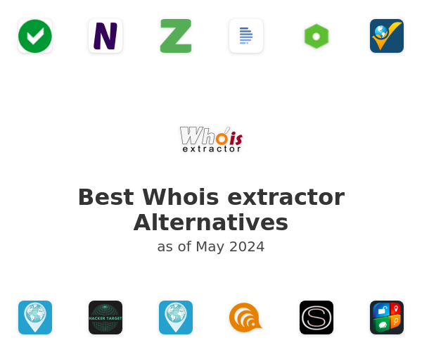 Best Whois extractor Alternatives