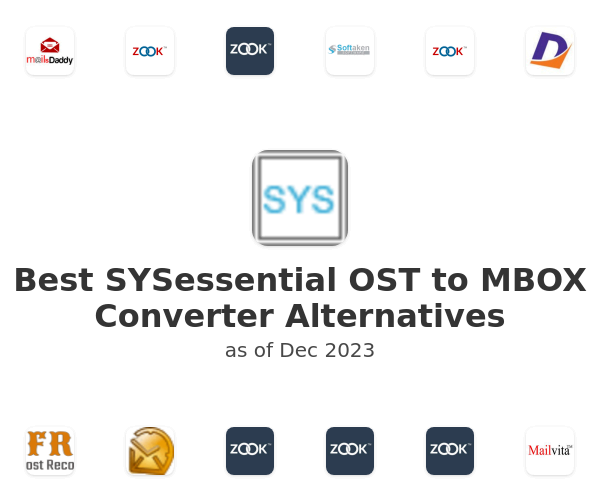 Best SYSessential OST to MBOX Converter Alternatives