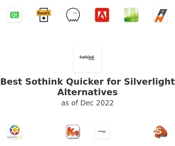 Best Sothink Quicker for Silverlight Alternatives