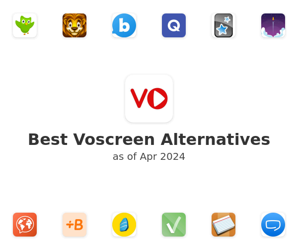 Best Voscreen Alternatives