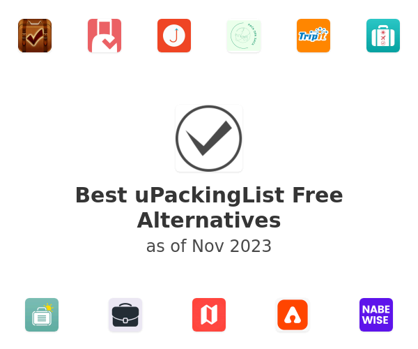 Best uPackingList Free Alternatives