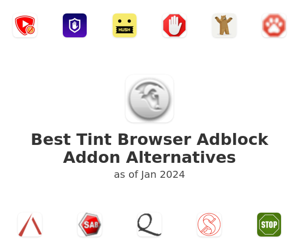 Best Tint Browser Adblock Addon Alternatives