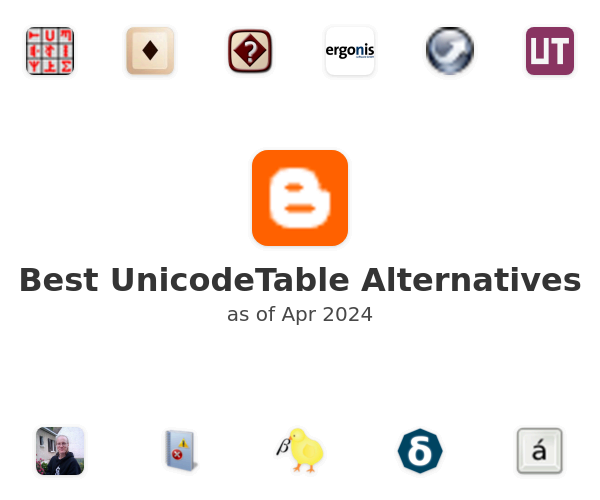 Best UnicodeTable Alternatives