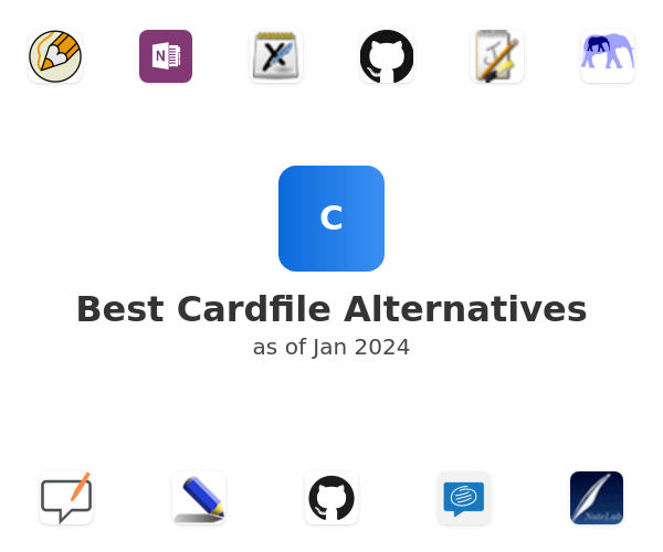 Best Cardfile Alternatives