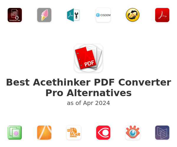 Best Acethinker PDF Converter Pro Alternatives