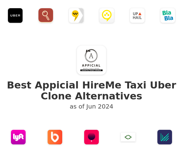 Best Appicial HireMe Taxi Uber Clone Alternatives