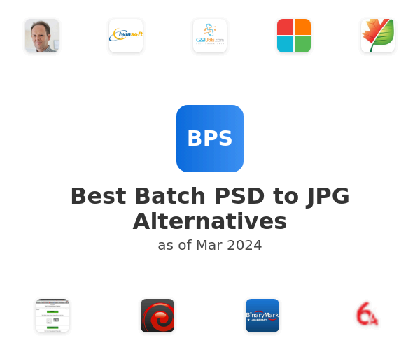Best Batch PSD to JPG Alternatives
