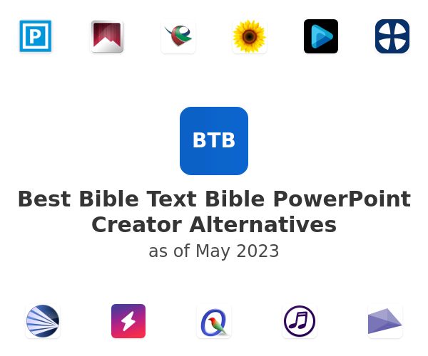 Best Bible Text Bible PowerPoint Creator Alternatives