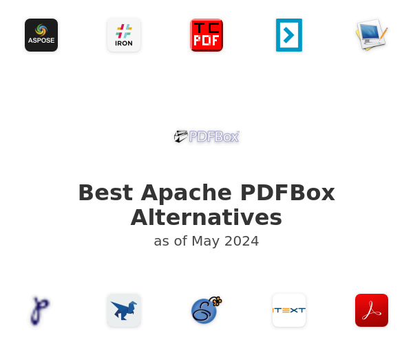 Best Apache PDFBox Alternatives