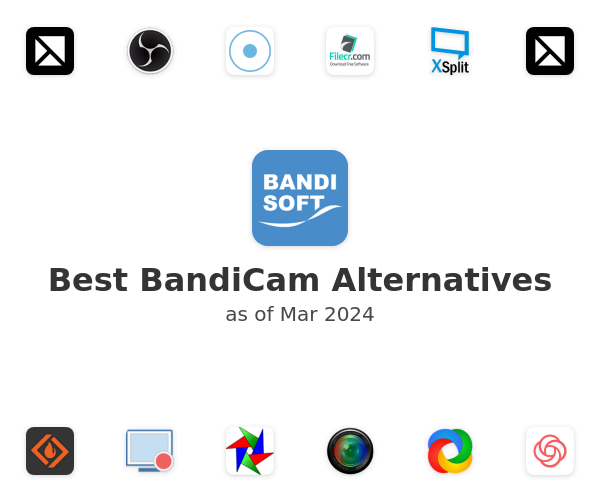 Best BandiCam Alternatives