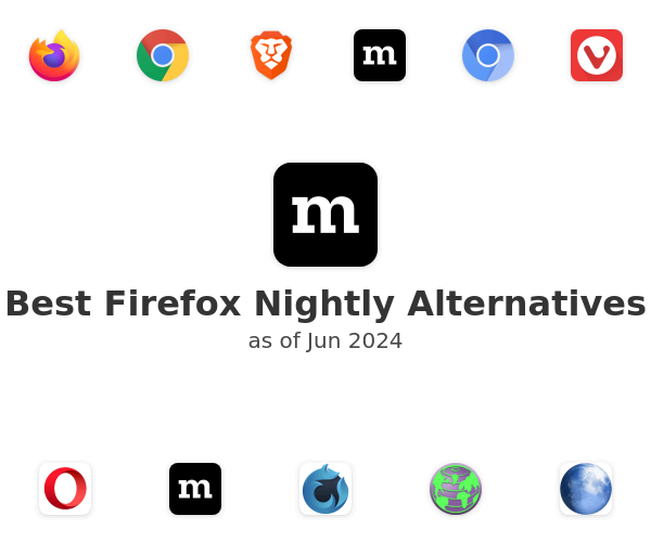Best Firefox Nightly Alternatives