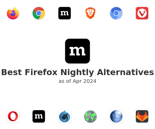 Best Firefox Nightly Alternatives