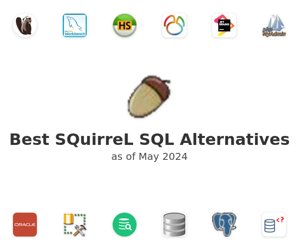 Best SQuirreL SQL Alternatives
