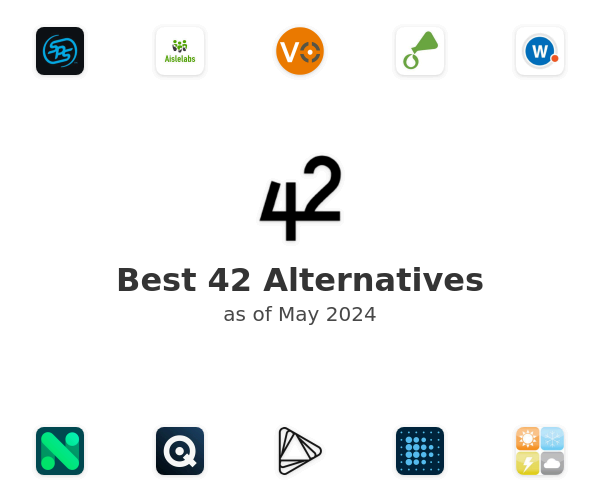 Best 42 Alternatives