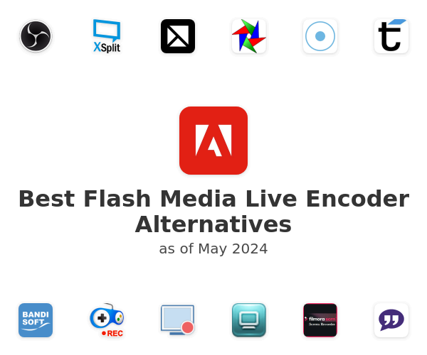 Best Flash Media Live Encoder Alternatives