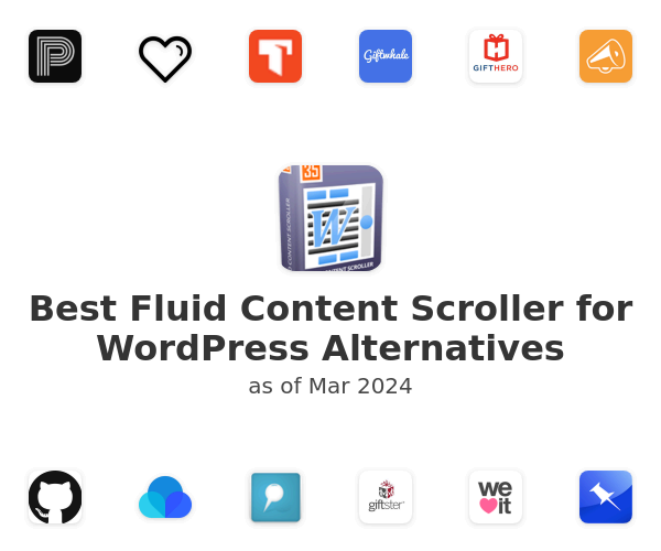Best Fluid Content Scroller for WordPress Alternatives