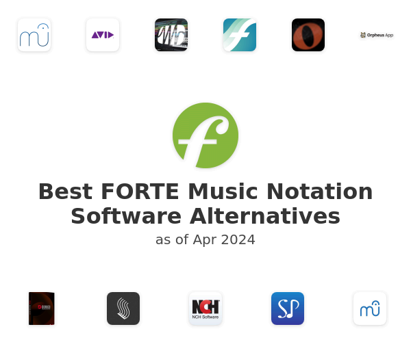 Best FORTE Music Notation Software Alternatives