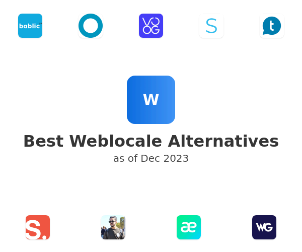 Best Weblocale Alternatives