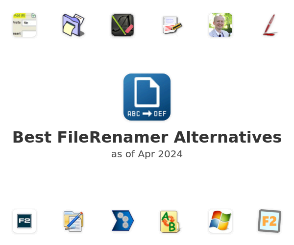 Best FileRenamer Alternatives