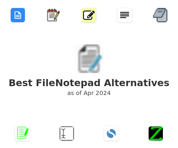 Best FileNotepad Alternatives