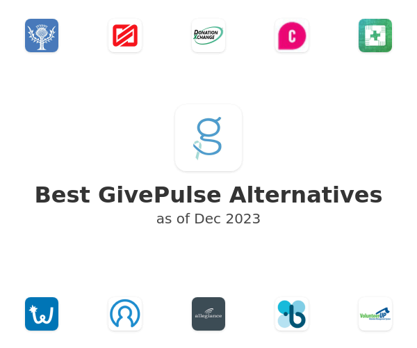 Best GivePulse Alternatives