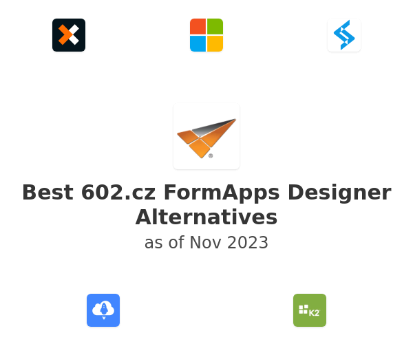 Best 602.cz FormApps Designer Alternatives