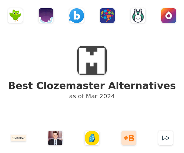 Best Clozemaster Alternatives